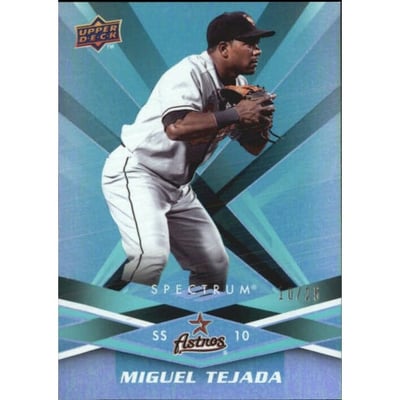 2009 Upper Deck Spectrum Turquoise #43 Miguel Tejada