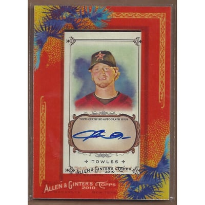 2010 Topps Allen and Ginter Autographs #JRT J.R. Towles