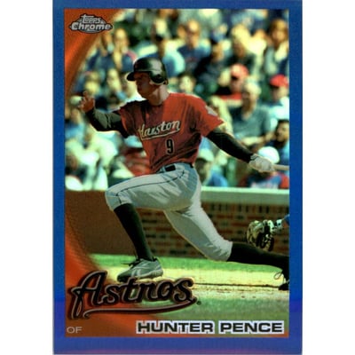 2010 Topps Chrome Blue Refractors #164 Hunter Pence