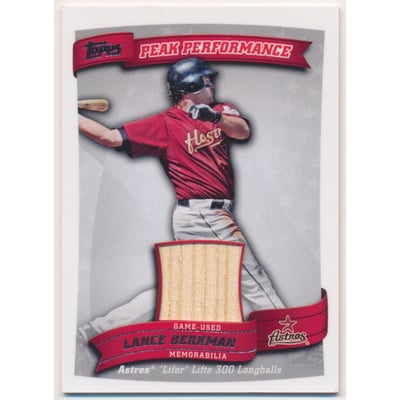 2010 Topps Peak Performance Relics #LB Lance Berkman S2