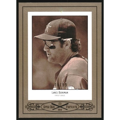 2010 Upper Deck Portraits Gold #SE34 Lance Berkman