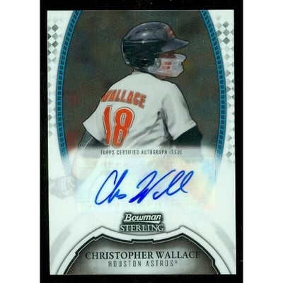2011 Bowman Sterling Prospect Autographs #CW Christopher Wallace
