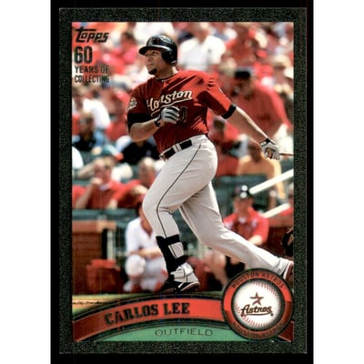 2011 Topps Black #586 Carlos Lee