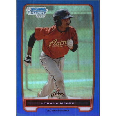 2012 Bowman Chrome Prospects Blue Refractors #BCP187 Joshua Magee