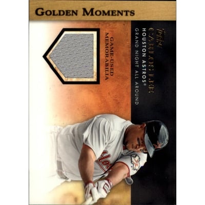 2012 Topps Golden Moments Relics #CL Carlos Lee S2