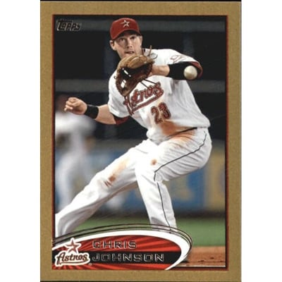 2012 Topps Mini Gold #587 Chris Johnson