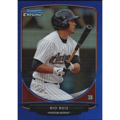 2013 Bowman Chrome Prospects Blue Refractors #BCP83 Rio Ruiz