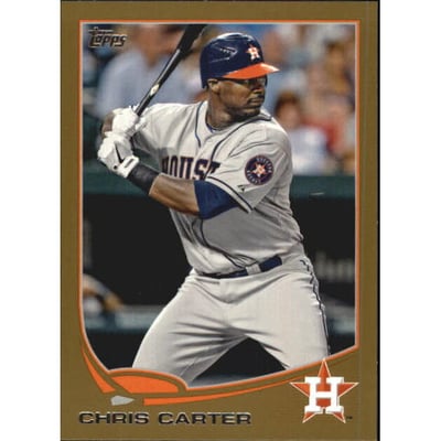 2013 Topps Mini Gold #607 Chris Carter