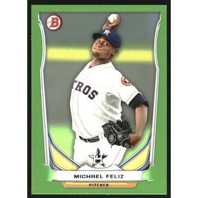 2014 Bowman Draft Top Prospects Green #TP76 Michael Feliz