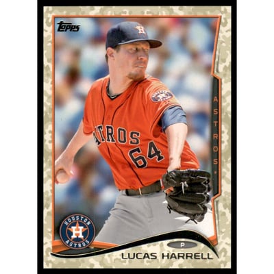 2014 Topps Camo #419 Lucas Harrell