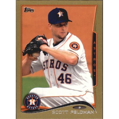 2014 Topps Mini Gold #467 Scott Feldman