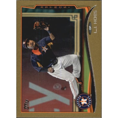 2014 Topps Mini Gold #647 L.J. Hoes