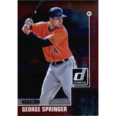 2015 Donruss Preferred Red #27 George Springer