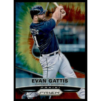 2015 Panini Prizm Prizms Tie Dyed #63 Evan Gattis