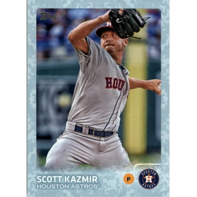 2015 Topps Update Snow Camo #US394 Scott Kazmir