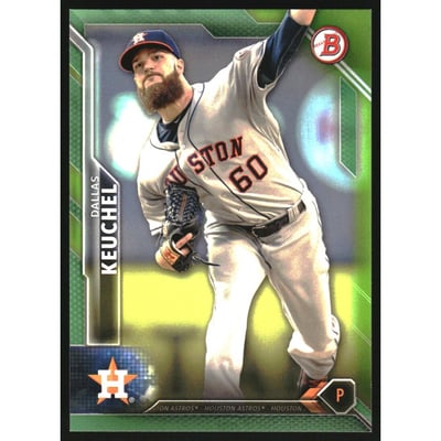2016 Bowman Green #38 Dallas Keuchel