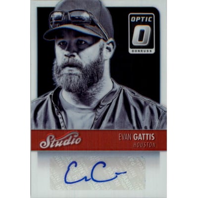 2016 Donruss Optic Studio Signatures #9 Evan Gattis