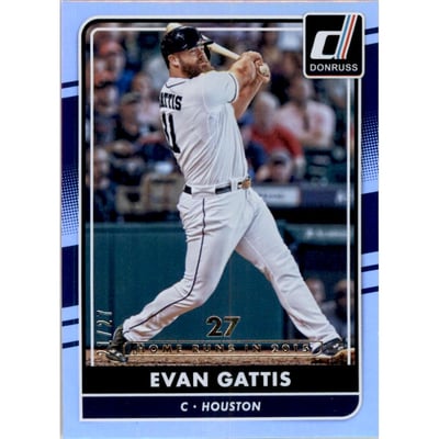 2016 Donruss Stat Line Season #150 Evan Gattis/27