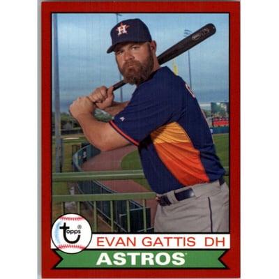 2016 Topps Archives Red #181 Evan Gattis