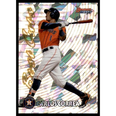 2017 Bowman's Best '97 Best Cuts Atomic Refractors #97BCCC Carlos Correa