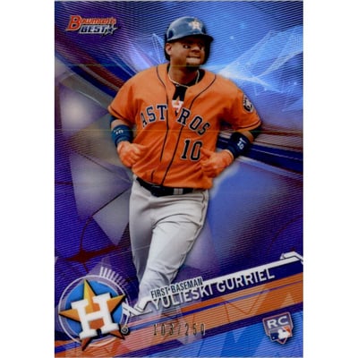2017 Bowman's Best Purple Refractors #41 Yulieski Gurriel