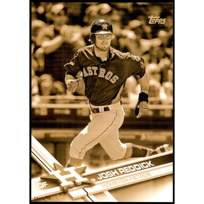 2017 Topps Update 5x7 Clear Gold #US70 Josh Reddick
