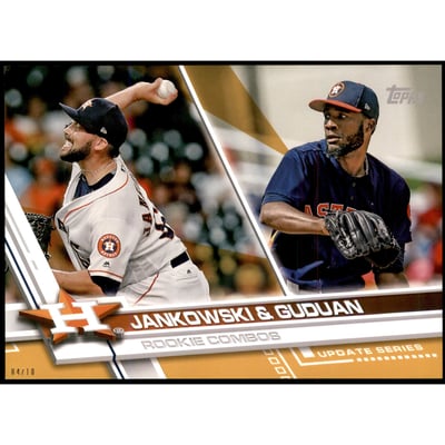 2017 Topps Update 5x7 Gold #US297 Reymin Guduan/Jordan Jankowski