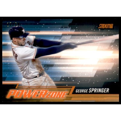 2018 Stadium Club Power Zone Orange #PZGSP George Springer
