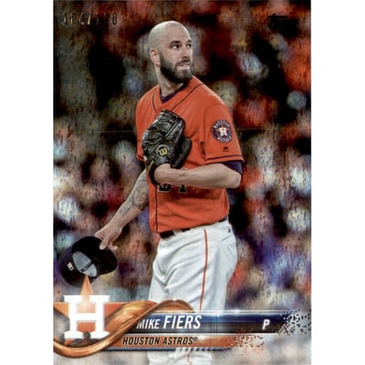 2018 Topps Factory Set Foilboard #184 Mike Fiers