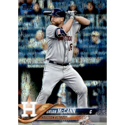 2018 Topps Factory Set Foilboard #562 Brian McCann