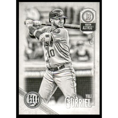 2018 Topps Gypsy Queen Black and White #280 Yuli Gurriel