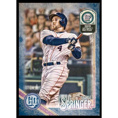 2018 Topps Gypsy Queen Indigo #202 George Springer