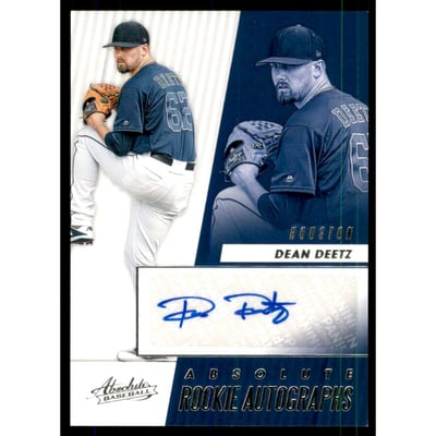 2019 Absolute Rookie Autographs #3 Dean Deetz