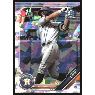 2019 Bowman Chrome Draft Sapphire #BDC140 Korey Lee