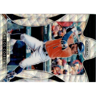 2019 Panini Prizm Prizms Blue Wave #85 Carlos Correa