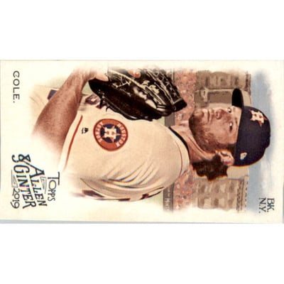 2019 Topps Allen and Ginter Mini No Number #27 Gerrit Cole