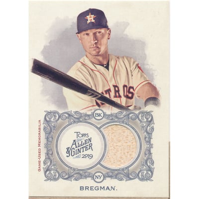 2019 Topps Allen and Ginter Relics #FSRBABR Alex Bregman B