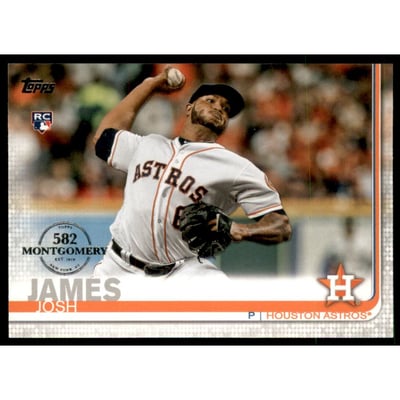 2019 Topps Factory Set 582 Montgomery #584 Josh James