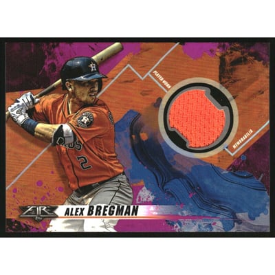 2019 Topps Fire Relics Magenta #FRAB Alex Bregman