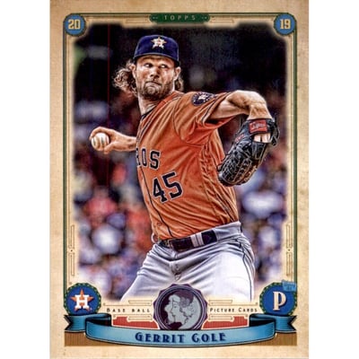 2019 Topps Gypsy Queen GQ Logo Swap #109 Gerrit Cole