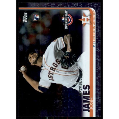 2019 Topps Opening Day Purple Foil #181 Josh James