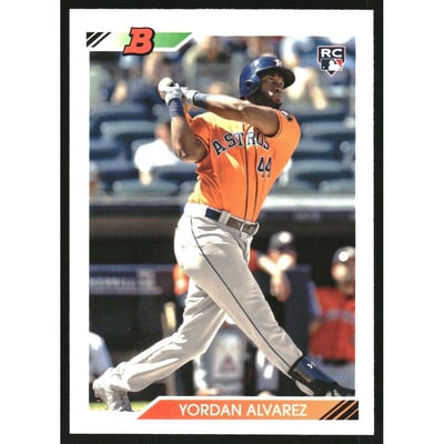 2020 Bowman Heritage #25 Yordan Alvarez RC