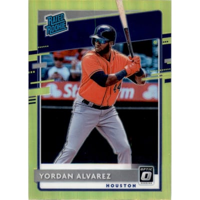 2020 Donruss Optic Lime Green #45 Yordan Alvarez RR