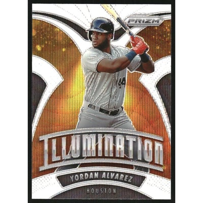 2020 Panini Prizm Illumination Prizms White Wave #6 Yordan Alvarez