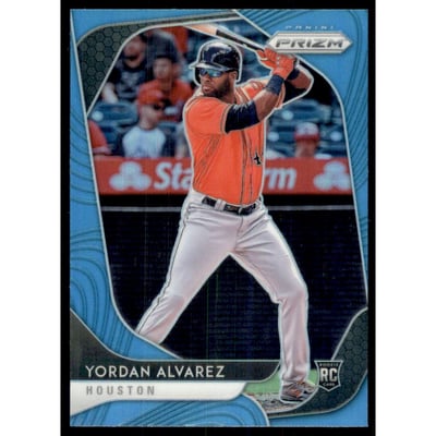 2020 Panini Prizm Prizms Carolina Blue #181 Yordan Alvarez