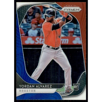 2020 Panini Prizm Prizms Red White and Blue #181 Yordan Alvarez