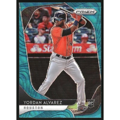 2020 Panini Prizm Prizms Teal Wave #181 Yordan Alvarez