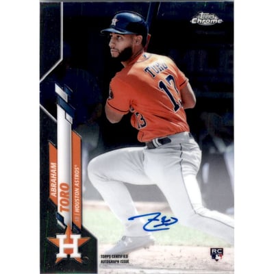 2020 Topps Chrome Rookie Autographs #RAAT Abraham Toro