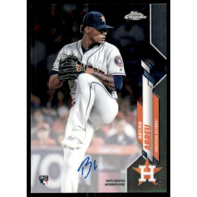 2020 Topps Chrome Rookie Autographs #RABA Bryan Abreu
