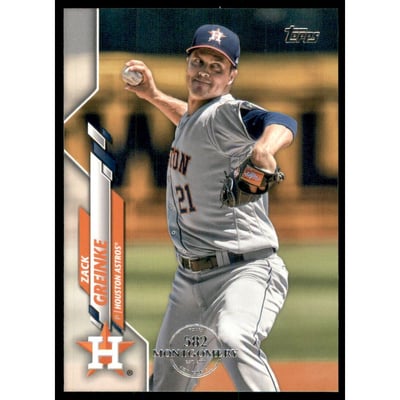2020 Topps Factory Set 582 Montgomery Club #260 Zack Greinke